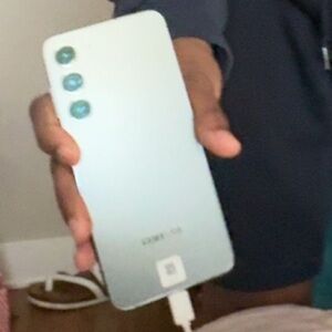 Samsung Smartphone with Mint Green Finish